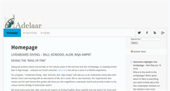 Desktop Screenshot of liveaboard-diving-indonesia.com